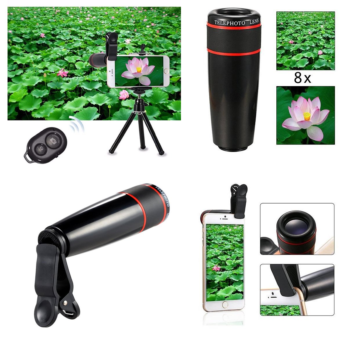 11 in 1 Smartphone Camera Lens Kit with Case