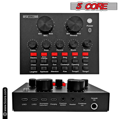 5Core Podcast Recording Microphone Bundle