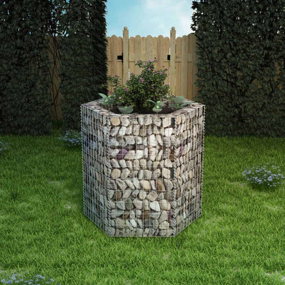 Hexagonal Gabion Raised Bed 39.4"x35.4"x19.7"