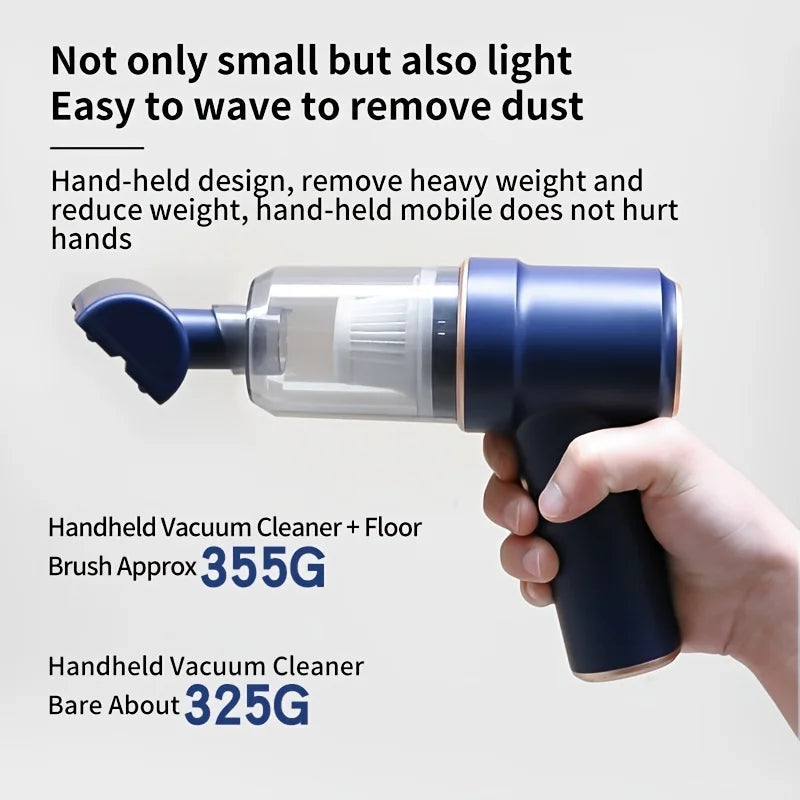 120W Wireless Handheld Vacuum Cleaner for Car and Home