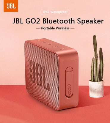 IPX7 Wireless Portable JBL GO2 Waterproof Bluetooth Speaker