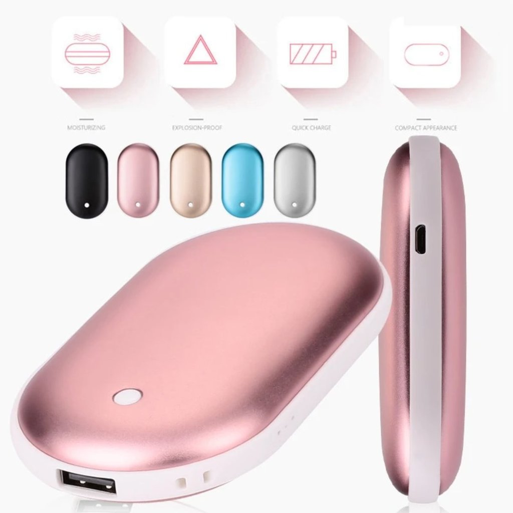 Portable USB Hand Warmer Egg 5000 mAh battery