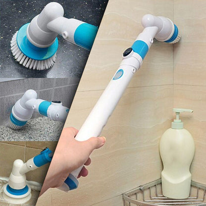 Extendable Cordless Power Scrubber For Bathrooms & Kitchen